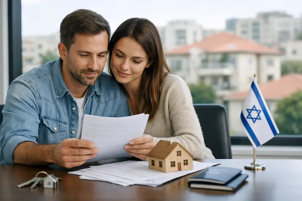 דוגמה להוכחת מרכז חיים לבני זוג מול משרד הפנים
