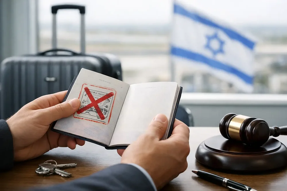 כיצד להסיר מניעת כניסה לישראל